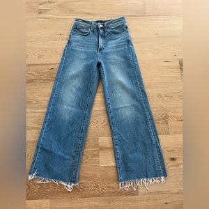 Joe’s jeans Mia high rise wide leg ankle jeans size 26